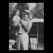 Patricia Gucci (aged 2) with Father - Aldo Gucci